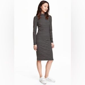 Ribbed Jersey Dress